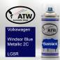 Preview: Volkswagen, Windsor Blue Metallic 2C, LG5R: 400ml Sprühdose, von ATW Autoteile West.